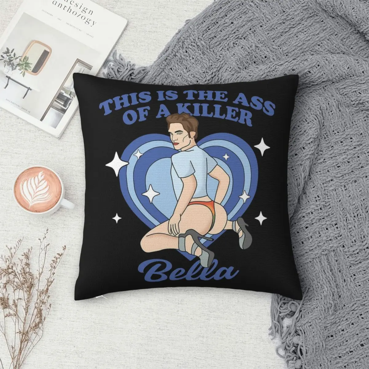 This Is The As Of A Killer Bella Edward Cullen Twilight Pillowcase Soft Polyester Cushion Cover Gift Throw Pillow Case Cover Car