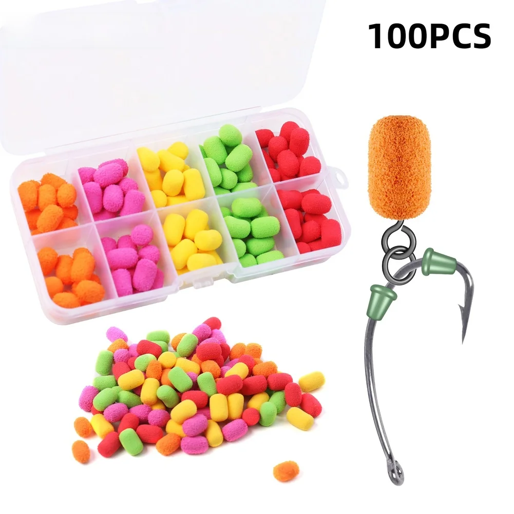 Grass Bait Floaters Floating Fishing Beads Multiple Size Floating Baits Floating Bait High Buoyancy Design Sturdy Foam Material