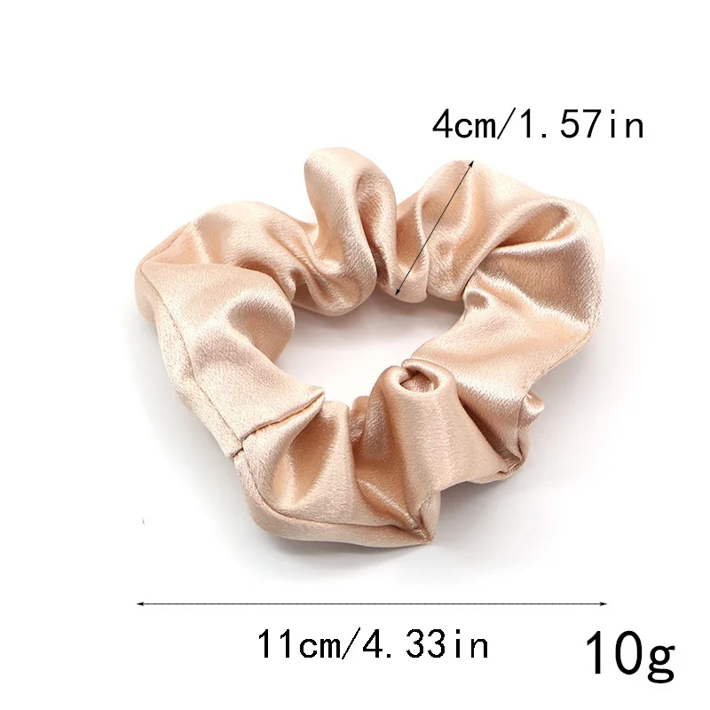 5/1pc Accessoires Frauen Mädchen seidig Satin Haar Haar gummis solide Stretch elastisch einfach elegant Gummiband Pferdes chwanz Krawatte kosten