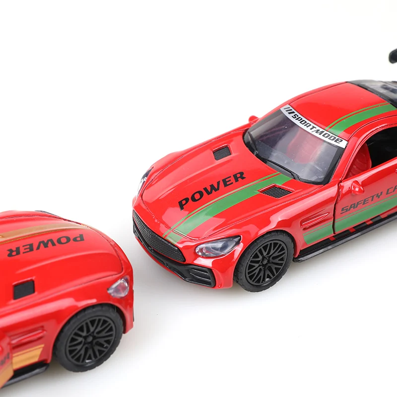 نموذج سيارة معدني للأولاد ، سيارة لعبة مرتجعة ، هدية مبهرة للأطفال ، زخارف ، 3 أبواب ،