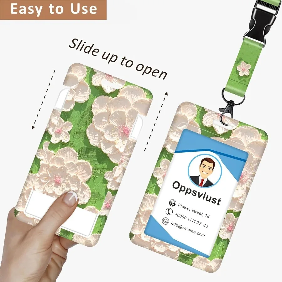 حامل شارة وحامل شارة الهوية بمشبك بكرة قابل للسحب شديد التحمل مع حامل شارة معرف بمشبك قابل للسحب مع حبل منفصل #6