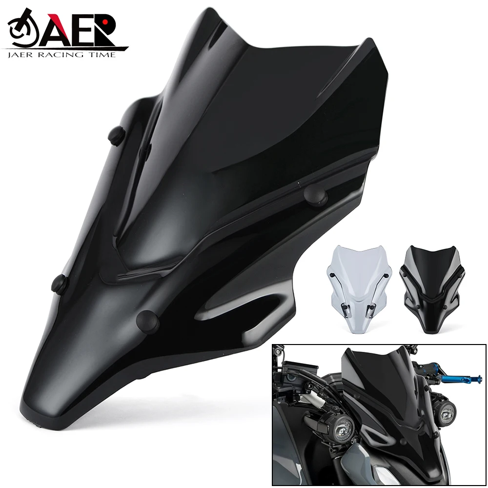 

For Yamaha MT07 FZ07 Motorcycle Windscreen Windshield MT-07 FZ-07 MT07 FZ07 MT FZ 07 2021 2022 2023 2024 Wind Deflector