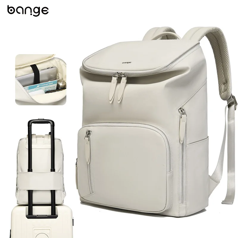 BANGE Lightweight Commuter Travel Large Capacity Laptop Bag for Junior And Senior High School Students And College Students