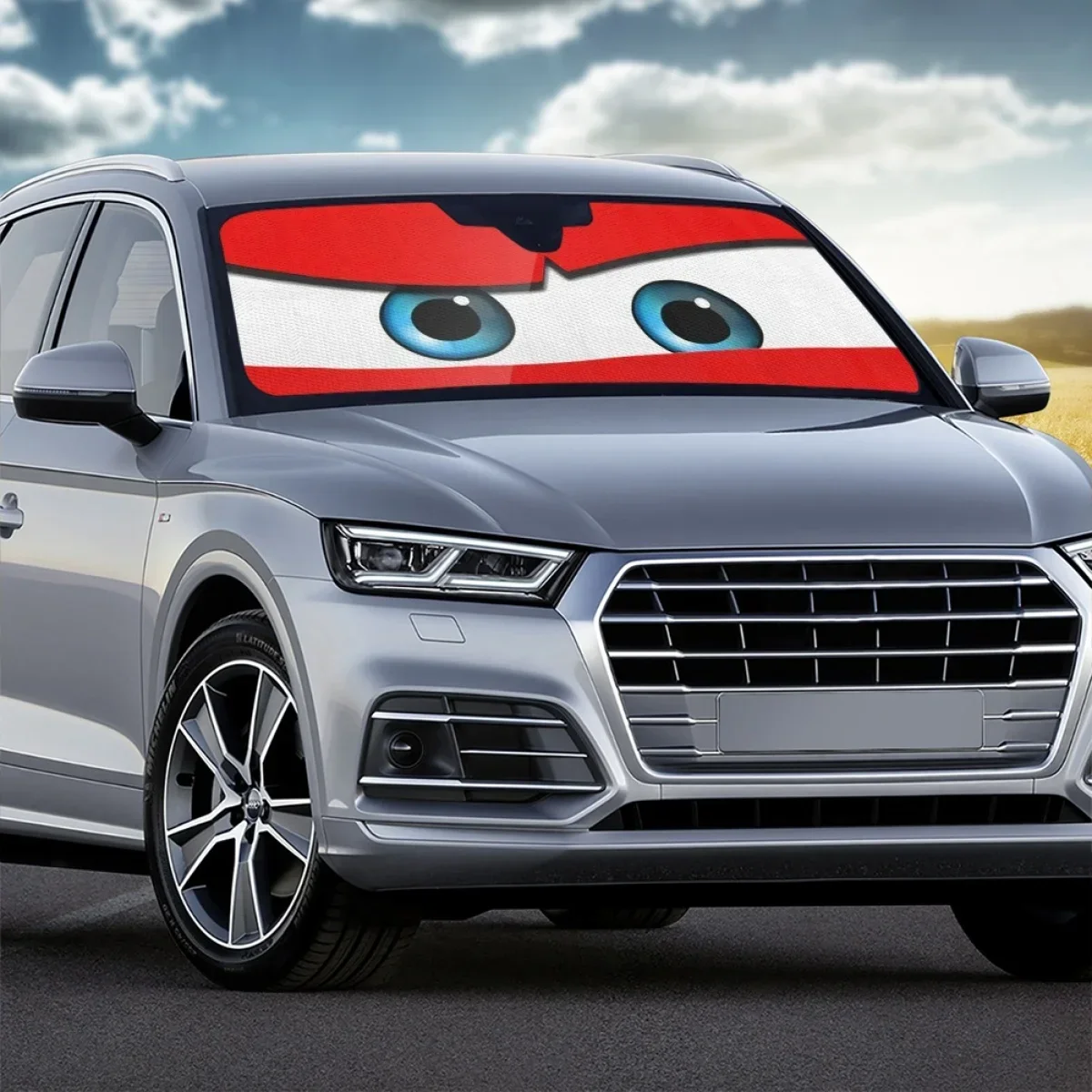 

10 Colors Eyes Heated Windshield Sunshade Car Window Windscreen Cover Sun Shade Auto Sun Visor Car-covers Car Solar Protection