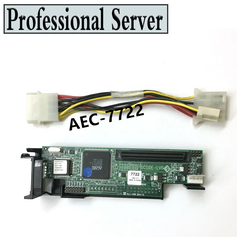 

AEC-7722 For IBM aCard IDE to LVD-SCSi Bridge Adapter Storage Controller Adapter