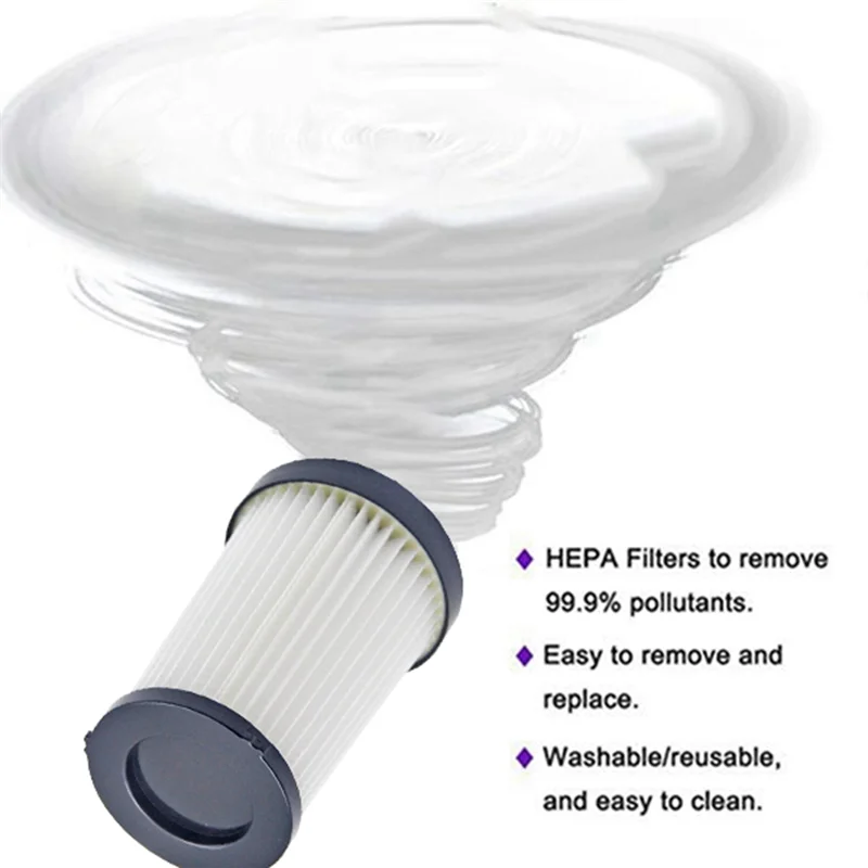 A85I-2PCS Vacuum Filter Cartridges Set Replace For Proscenic P12 P13 Replacement Parts Efficient Household Cleaning Accessories