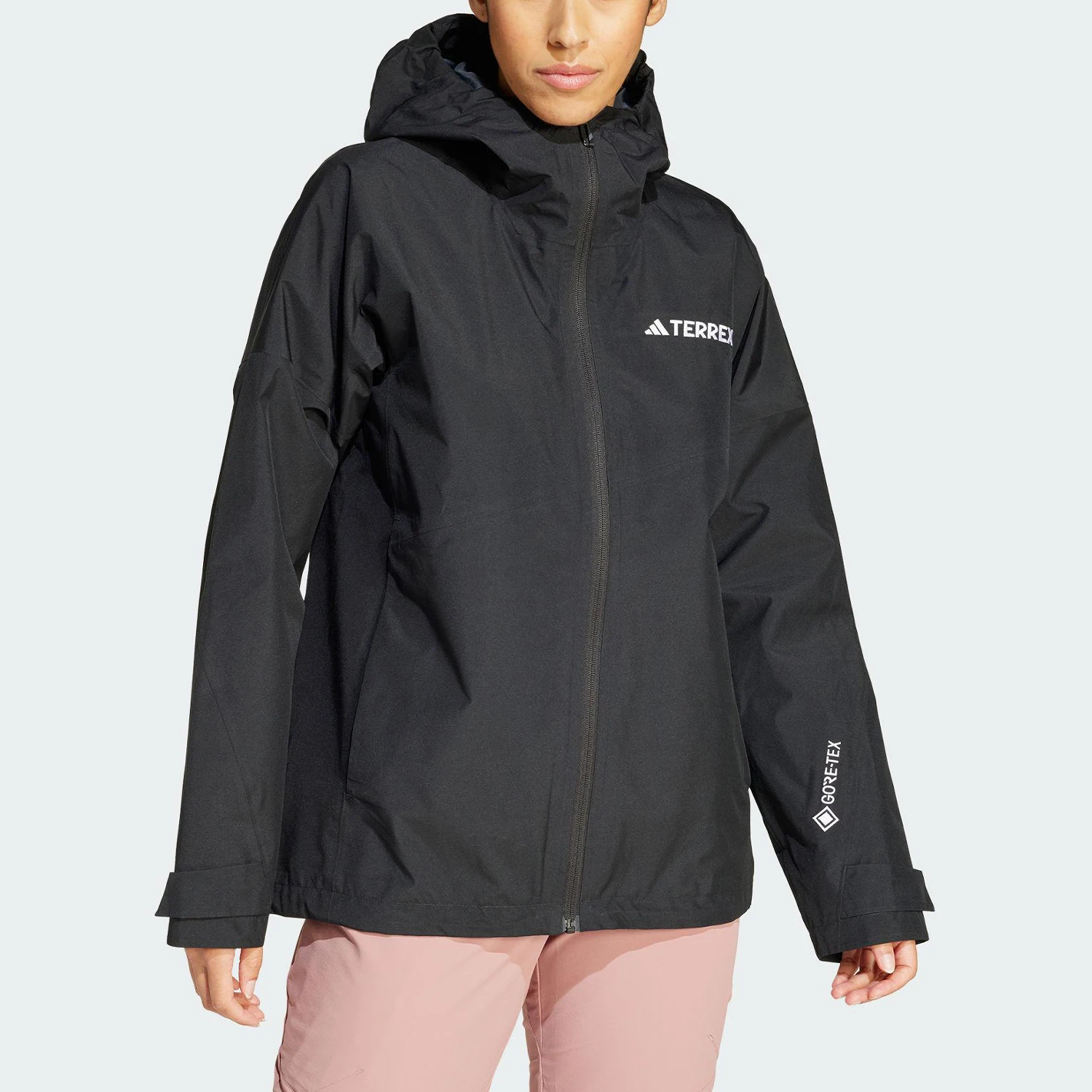 

Adidas genuine New Women's Outdoor Hiking Mountaineering Hooded Jacket JD8362