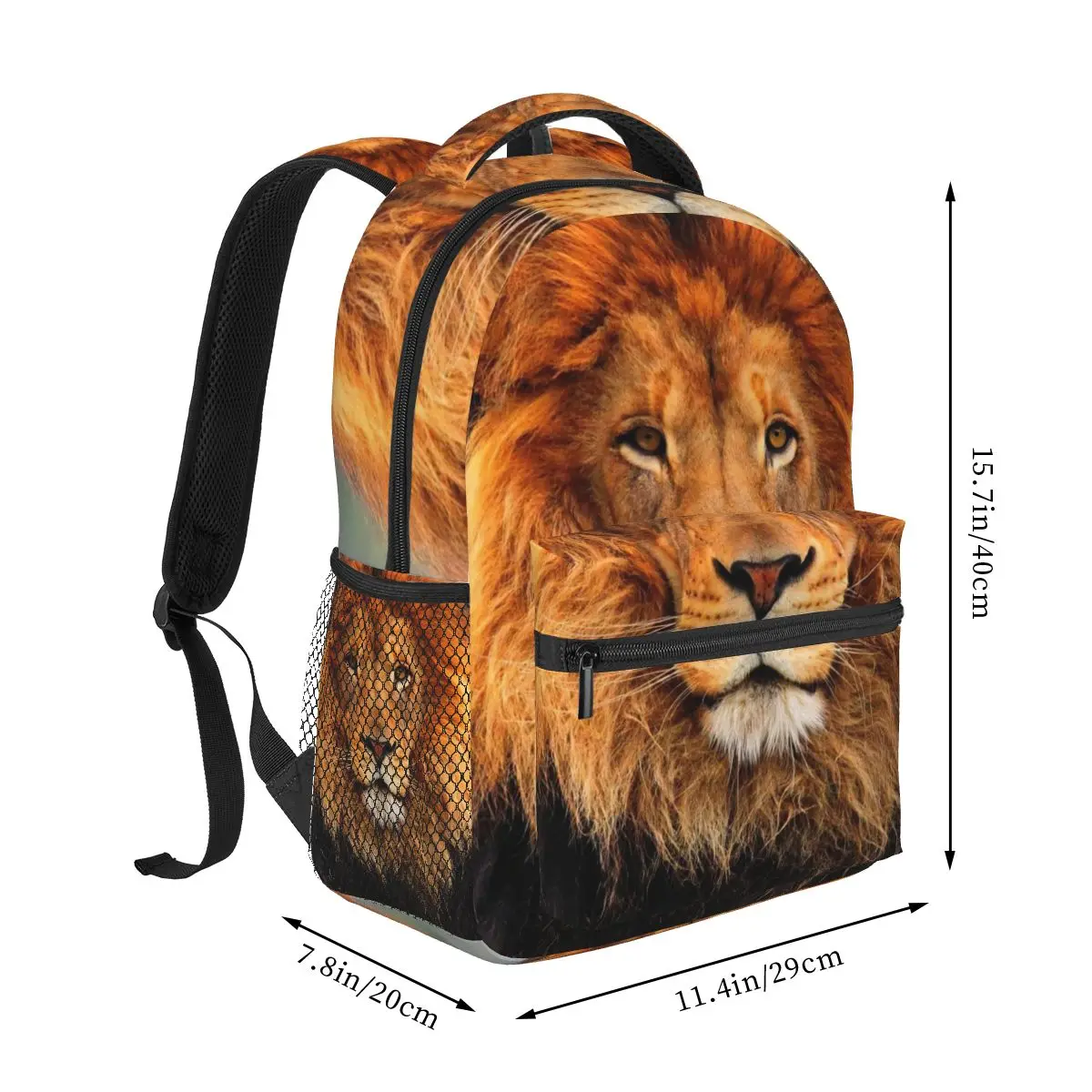 Cool Lion Backpack for Girls Boys Travel RucksackBackpacks for Teenage school bag