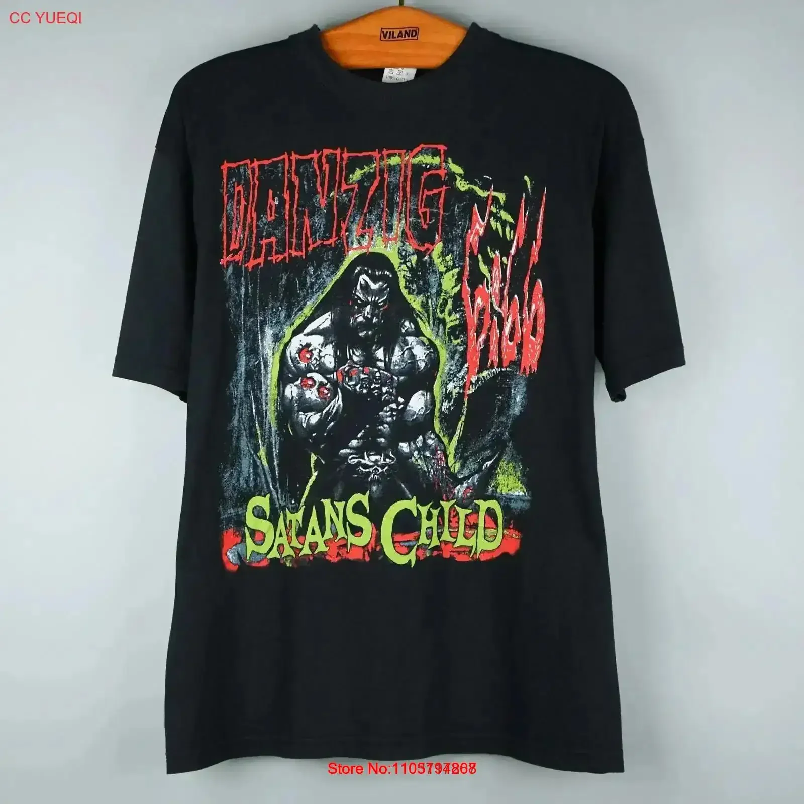 Vintage 1999 Danzig T Shirt Washed Stylish streetwear Top For Everyday Wear fashion designer clothes graphic vintage Washed