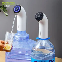 Ecoco-自動電気ウォーターボトルポンプ,プラスチック,USB,充電式,ウォーターディスペンサー,飲料ディスペンサー,キャンプ,19リットル,20リットル