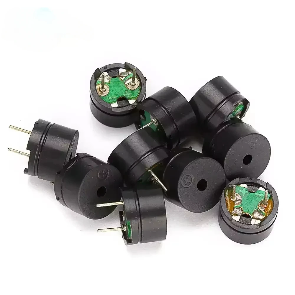 10pcs 12085 Passive Buzzer 3V 5V 9V 12V in Common Use Mini Piezo Buzzers Kit 12MMx8.5MM 42R Resistance , for Arduino