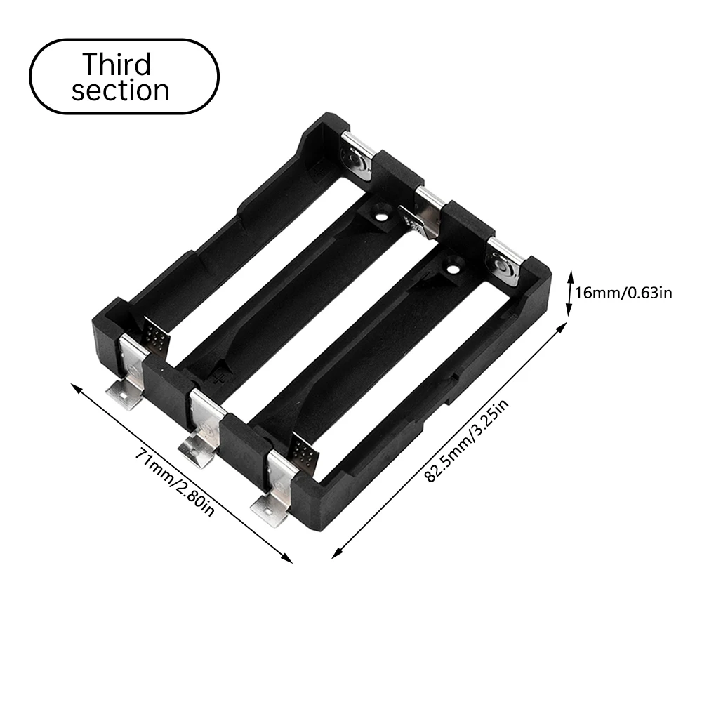 21700 Battery Holder SMD SMT Battery Box 21700 Storage Box 1/2/3/4 Slot 21700 Battery Box