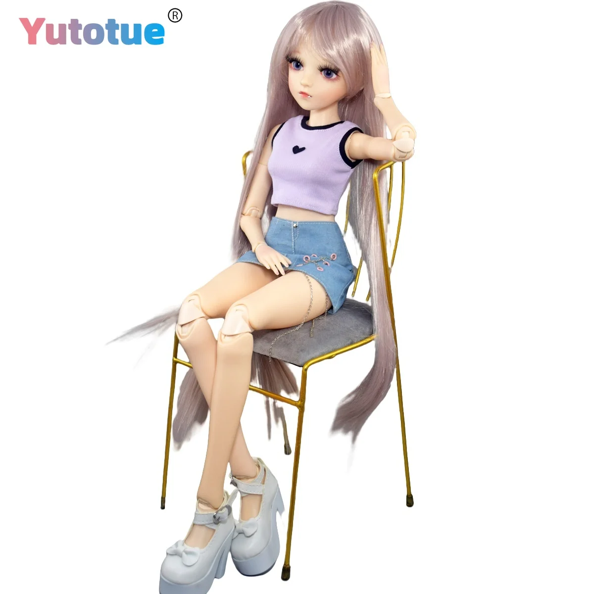 

YUTOTUE 60 см, модная кукла высотой 1/3 BJD, кукла для девочек, игрушка для глаз, сменное обновление, реалистичный макияж