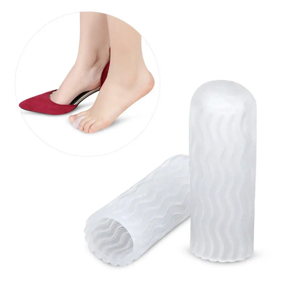 

5Pairs Toe and Finger Sleeves Sebs Gel Cushion Protector for Blisters Corns Arthritis Trigger Finger Sore Toes Nail Protection