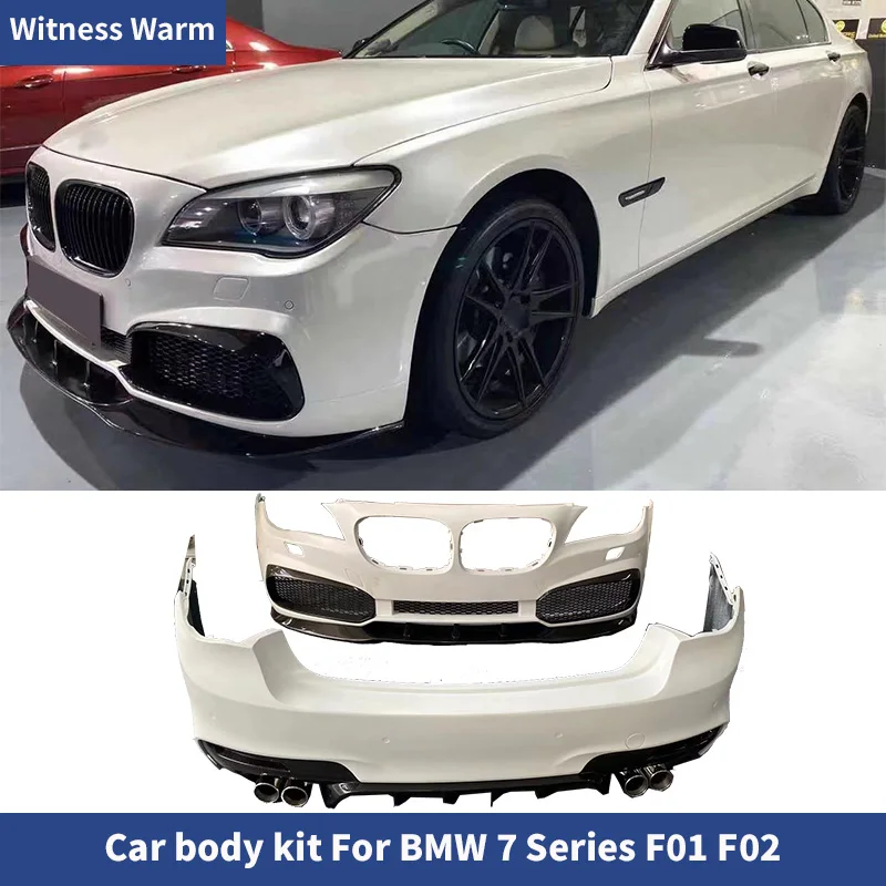 For BMW 7 Series F01 F02 FRP Carbon Fiber Car Body Kit Front Bumper Rear Bumper Modification 2008-2012