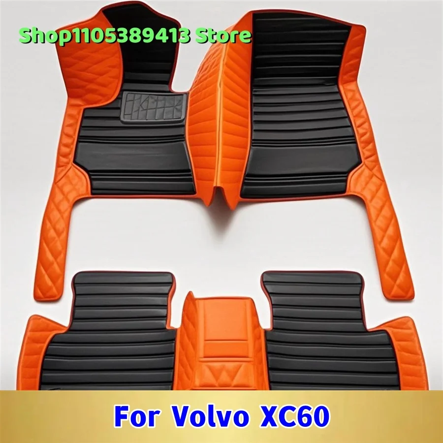 

Mats Carpets Leather Custom Car Floor Mats For Volvo XC60 2023 2022 2021 2020 2019 2018 Car Mat Accessories