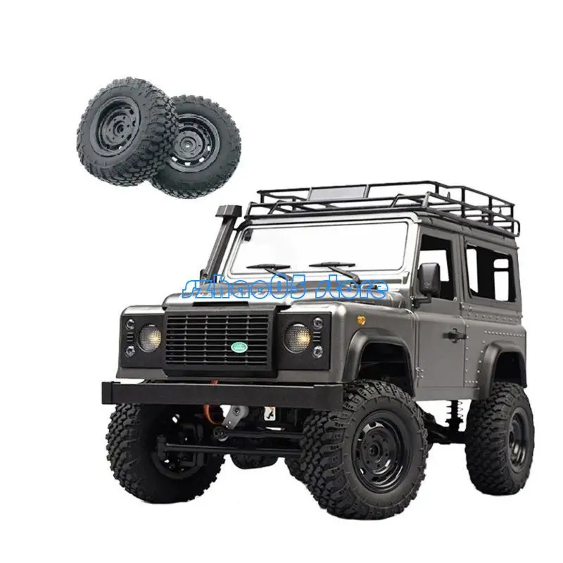 

85LE Upgraded Vehicle Tire Set with Metal Hub For Remote Control Offroad Upgrades