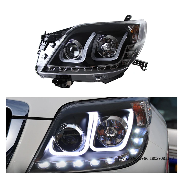 

Upgrade to Modified LED car headlight Assembly for Toyota PRADO LC150 2010-2013 head front lamp light plug and play Accessories