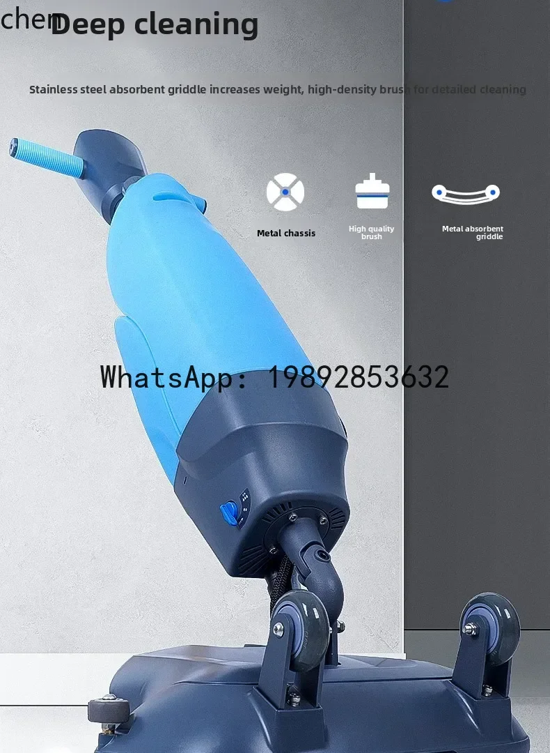 JX  Small Washing Commercial Industrial Workshop Hand Push Mopping Machine Hotel Property Suction and towing Integrated Sweeper