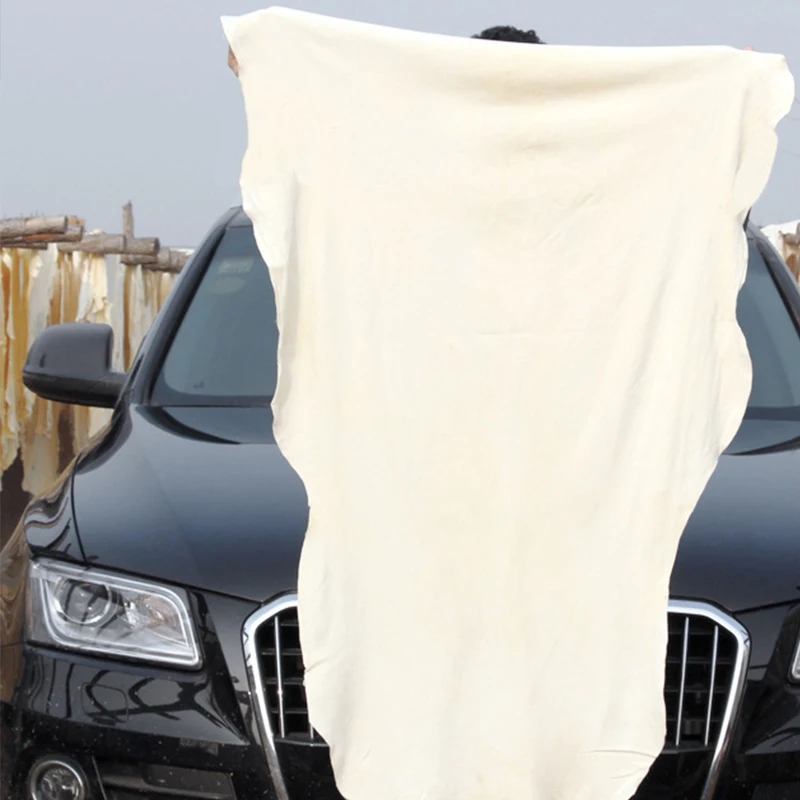 Oversized 50x90cm Deerskin Towel Car Towel for Car Wash Towel Glass Suede Sheepskin Towel Does Not Remove Hair Cleaning Supplies