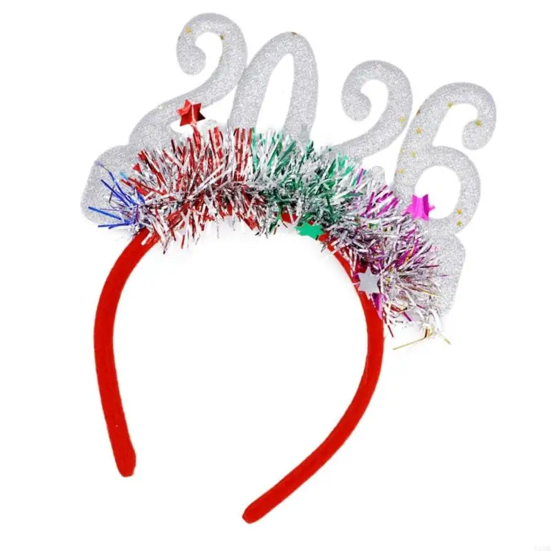 2026 Nieuwjaarsavond viering Festival Haarband Glitters Hairhoop voor Festival 6XDA