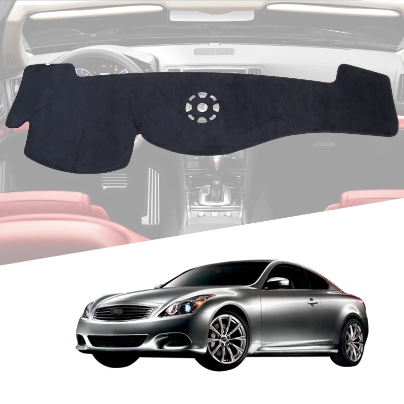 

for INFINITI G25 G37 Dashboard Cover Pad Coupe/Sedan 2007-2015 Anti-Slip Dash Mat Dashmat Sunshade Protective Carpet