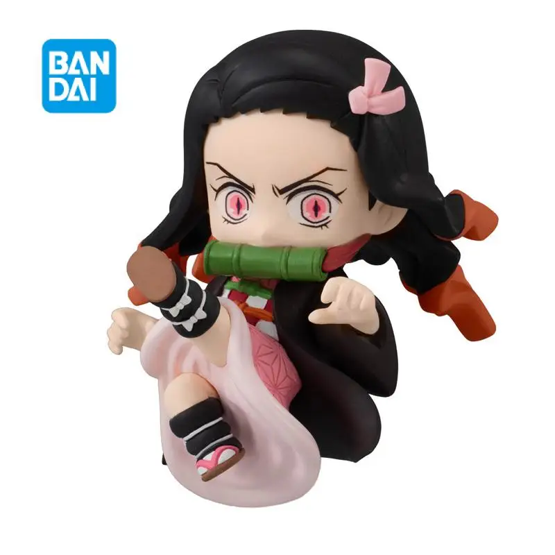 Demon slayer: kimetsu no yaiba kamado tanjirou kamado nezuko ex cachapon figura de ação coleção ornamento modelo brinquedos