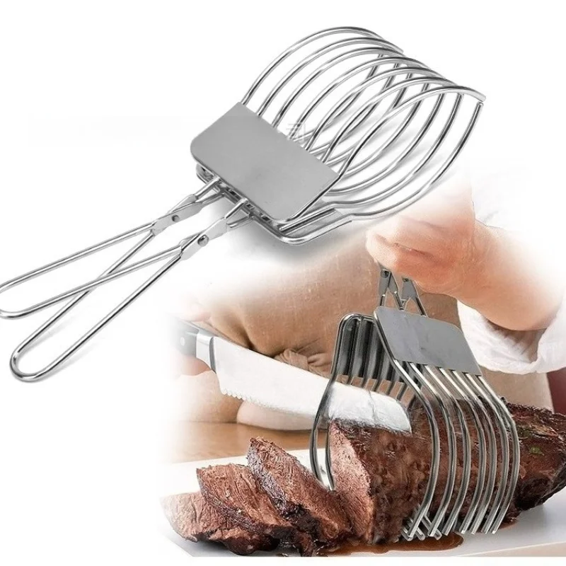 

Зажим для мяса из нержавеющей стали, слайсер для ветчины, слайсер для ветчины, слайсер для ветчины, зажим для хлеба, кухонная утварь, начинка для колбасы, кухонная утварь