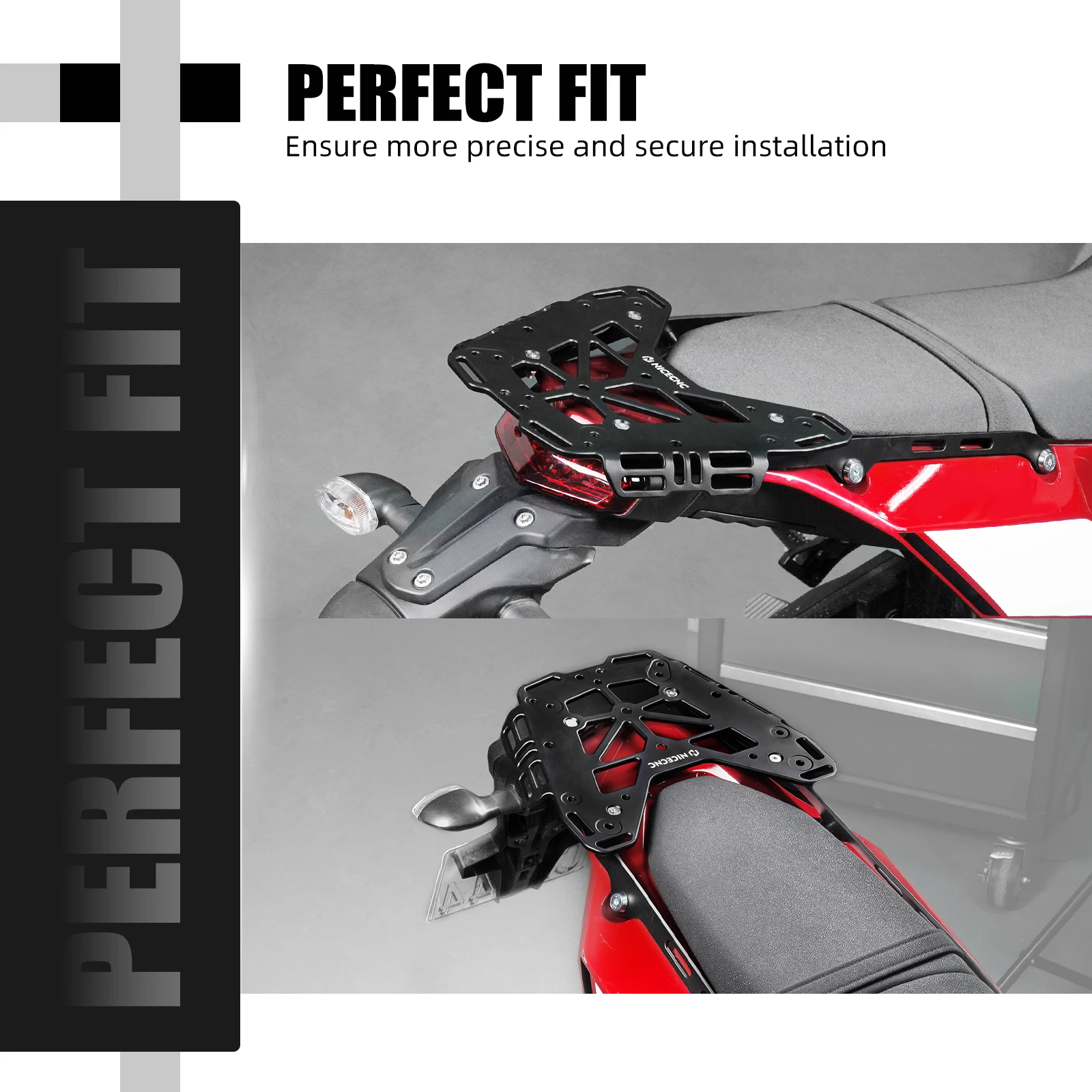 For 2019-2024 Yamaha Tenere 700 T7 /XTZ700 Side Luggage Rack Saddlebag Bracket Rear Luggage Rack Cargo Tenere700 T700 XTZ 700 - Image 6