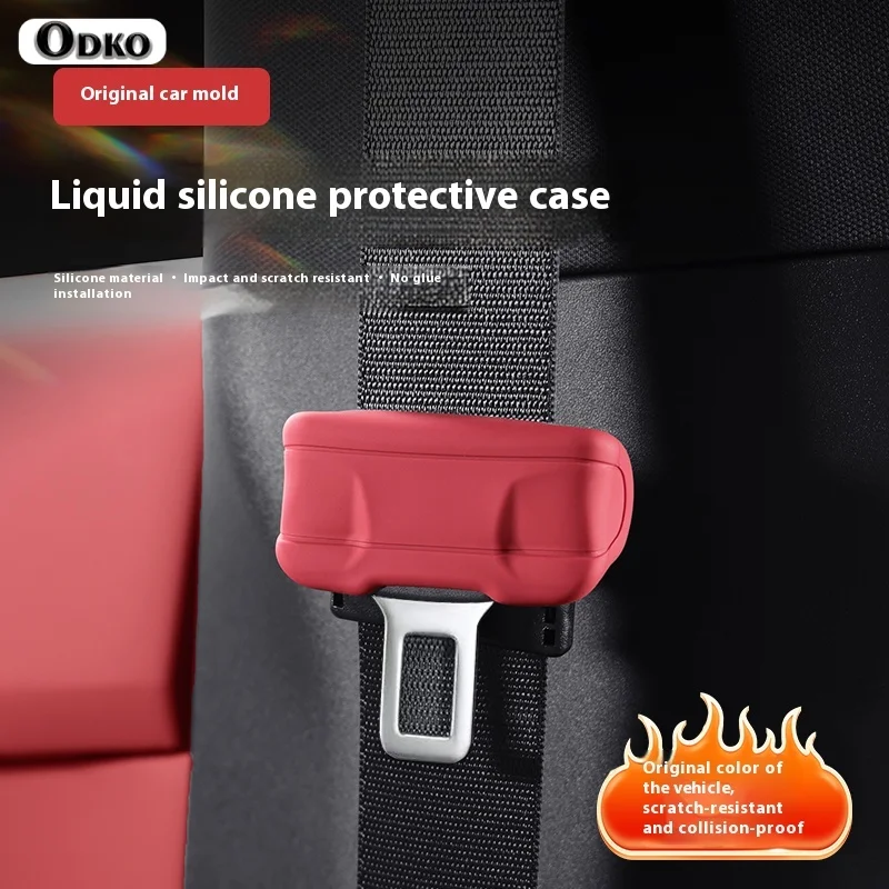 

For Toyota Corolla Prius Auris CHR Land Cruiser Camry Avalo Avensis Rav4 Car Seat Belt Buckle Protector Cover Accessories