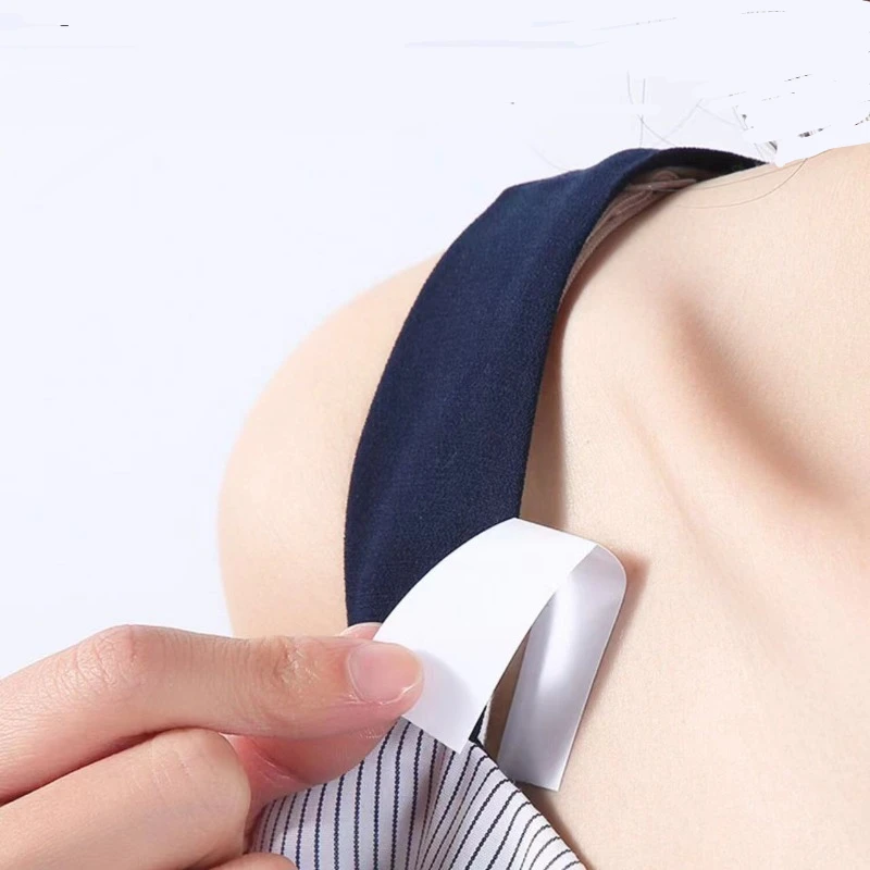 Waterproof Dress Cloth Tape Double-sided Secret Body Adhesive Breast Bra Strip Safe Transparent Clear Lingerie image 4