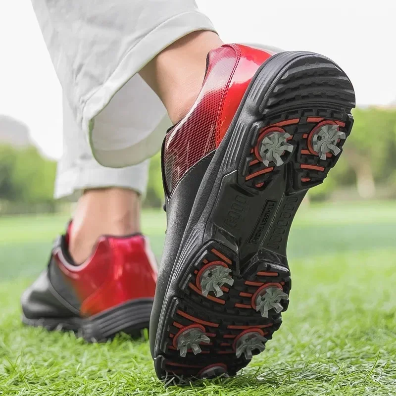 Nowe buty golfowe Męskie tenisówki golfowe Buty na siłownię na świeżym powietrzu Golfers Anit Slip Obuwie do chodzenia