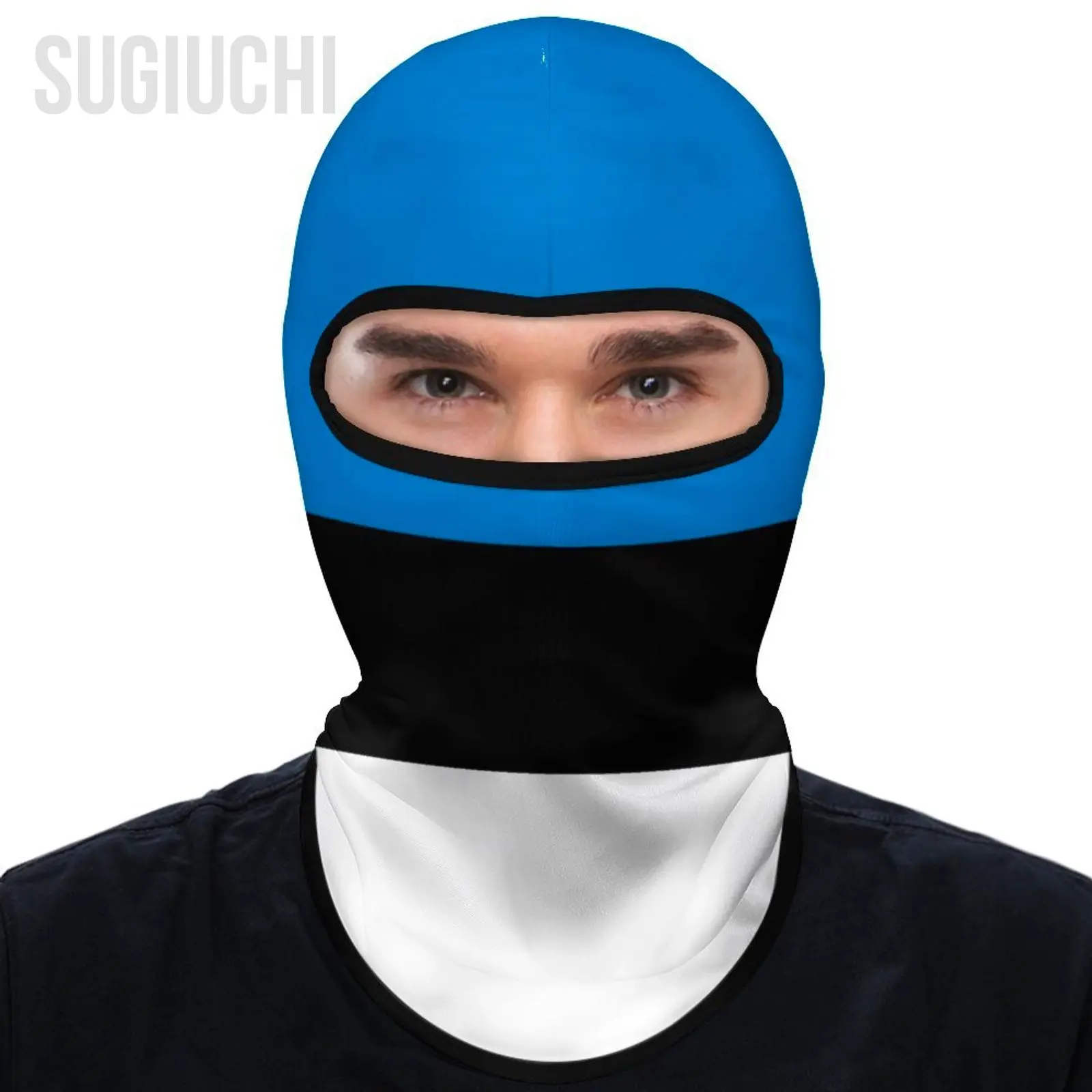 Estonia Flag Outdoor Cool Sunscreen Motorcycle Face Mask Moto Biker Wind Cap Mask Stopper Windproof Bicycle Cycling Headgear