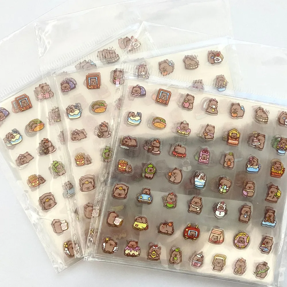 10 قطع من ملصقات الرسوم المتحركة اللطيفة على شكل دب - مثالية للمجلة والديكور DIY لتسجيل متجر YourLife #2