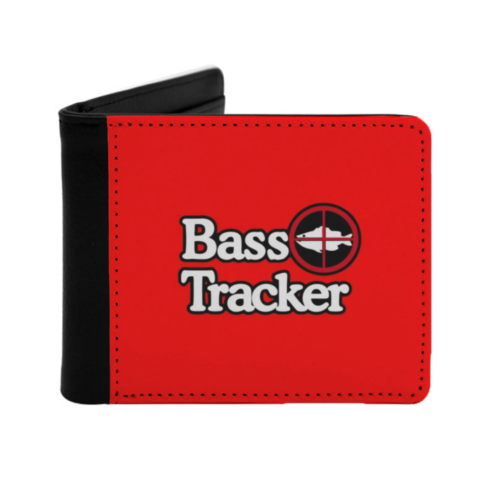 

Traker Bass Aluminum Fishing Boats Personalized Men's Leather Wallet Card Money Bag Pu Leather Wallet Traker Tracker Bass