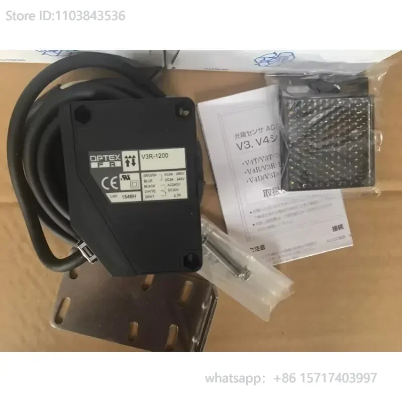 OPTEX mirror reflection photoelectric switch V3R-1200 V3R-1000