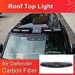 LED Roof Spoiler Lights for Land Rover Defender 90 110 Top Light High Brightness Spotlight Waterproof Front Daytime Running Lamp