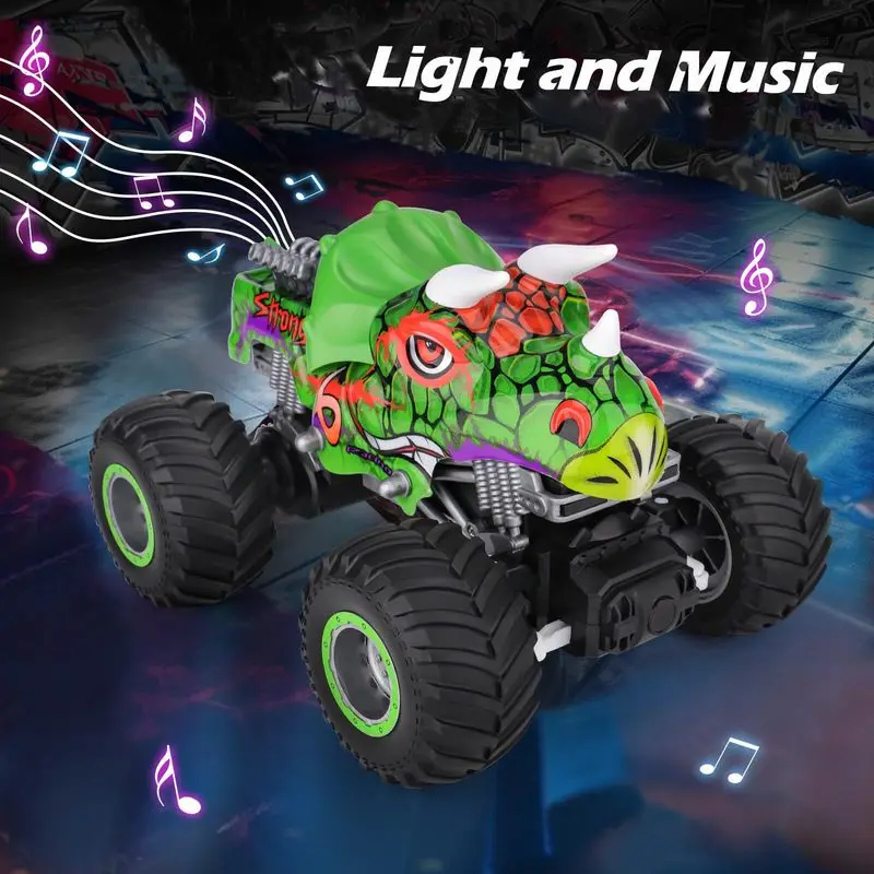 Hot Selling Remote Control Car Charging Remote Control Spray Off-Road Vehicle Light Music Toy Boy Bigfoot Monster Climbing Car