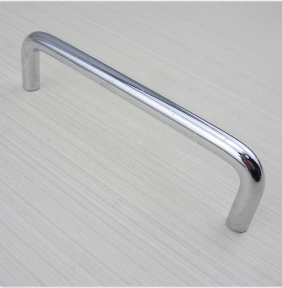 LS511 Solid Iron Handle U-shaped Handle Cabinet Handle Iron Door Handle Chrome Plated