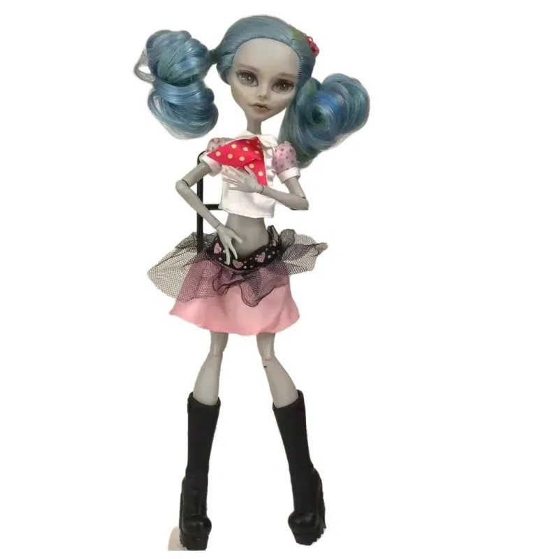 Monstering High Doll Dressing Soft Casual Wear Handmade Clothes Outfit Doll Clothing Set For 1/6 Doll Girl Dressing Toys