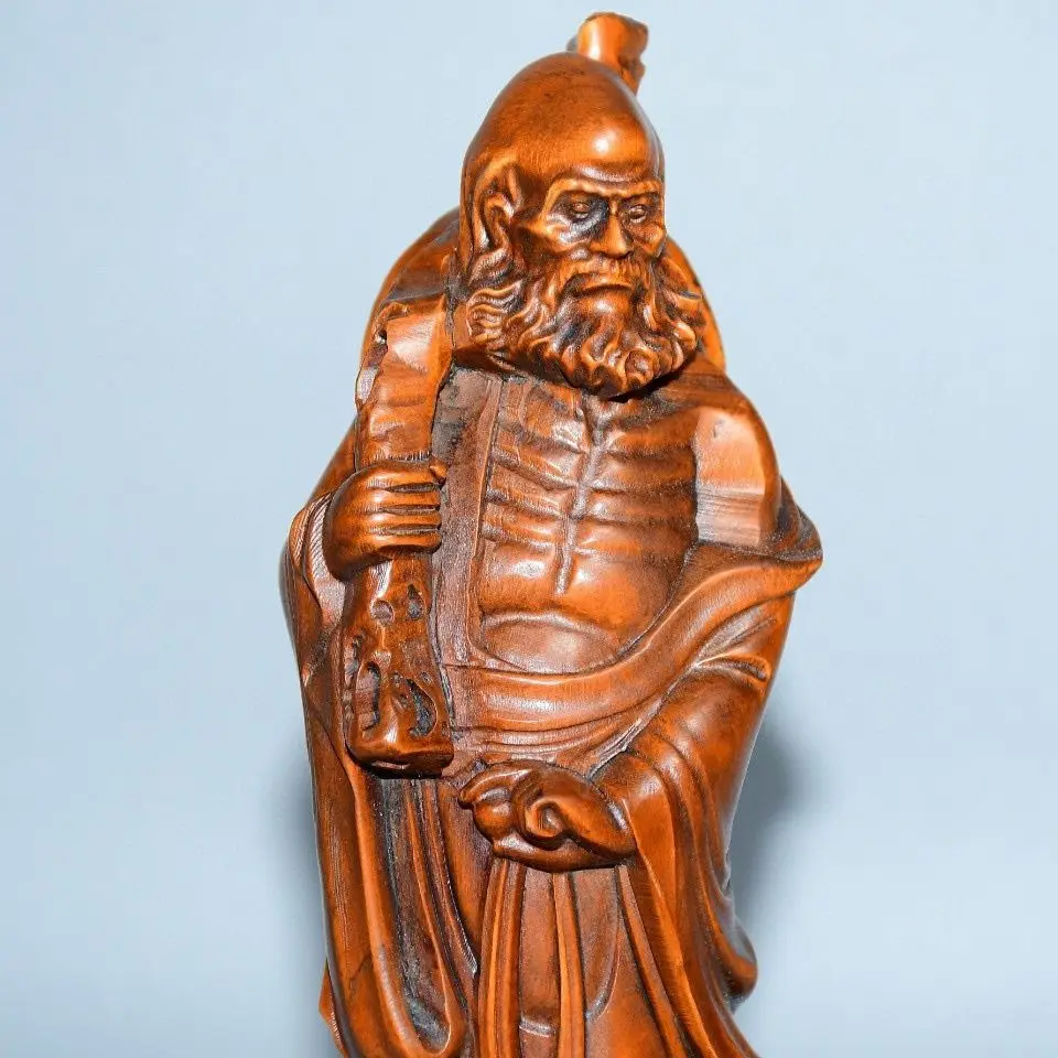 Buddhism the first patriarch bodhidharma Statue Figurine Desktop Ornaments Home Decoration Crafts Tea Pet Decor