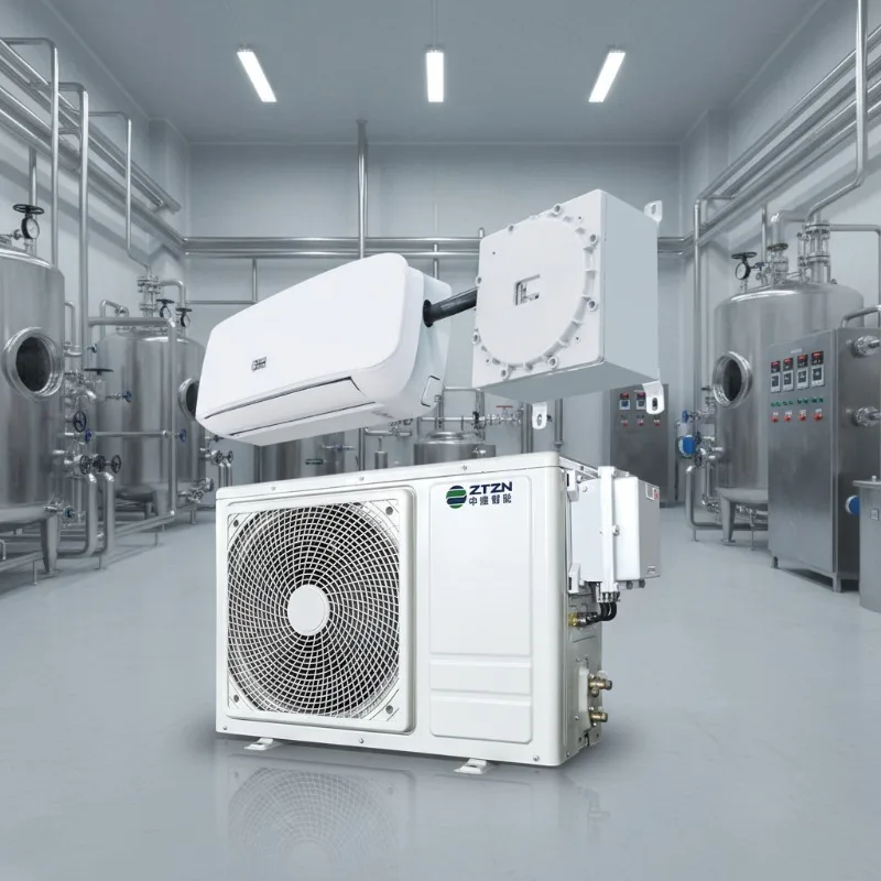 Explosion Proof Window Air Conditioner 1P Portable Precision AC ATEX IECEx EAC Constant Temp Humidity for Server Room Lab