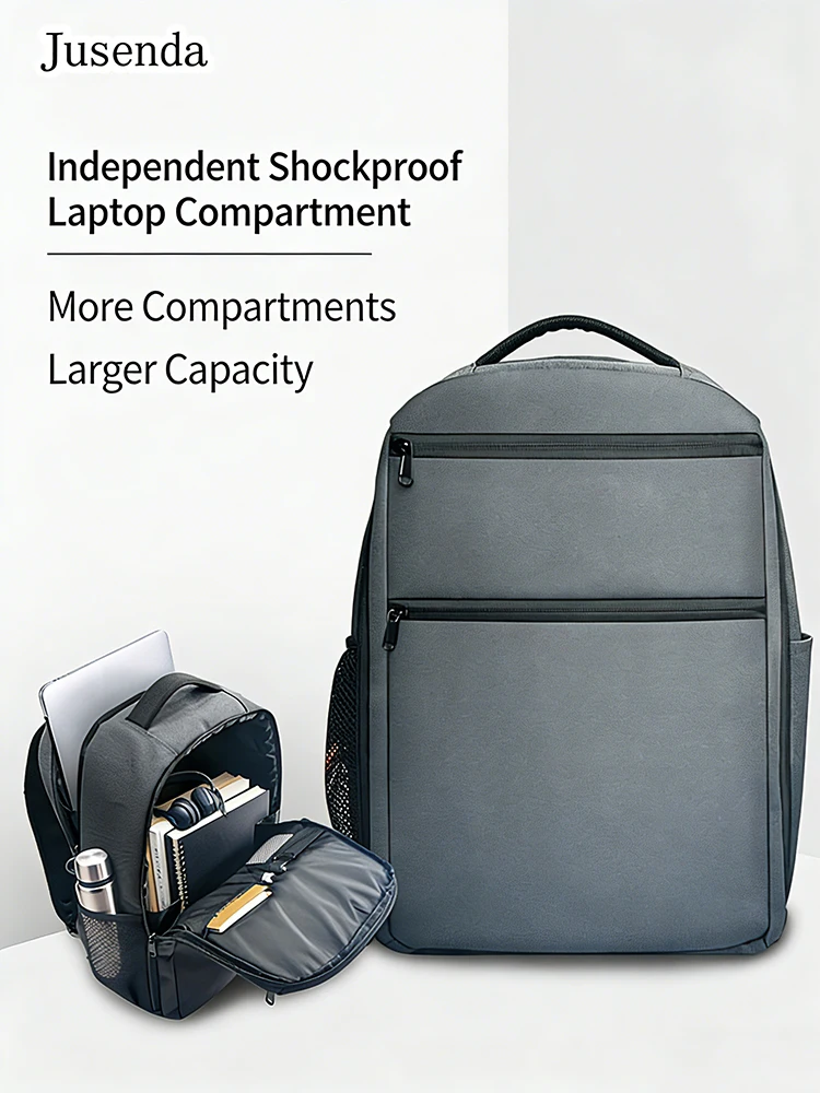

Jusenda Бизнес Большой вместительный водонепроницаемый рюкзак для ноутбука Мужчины Женщины Университетский рюкзак