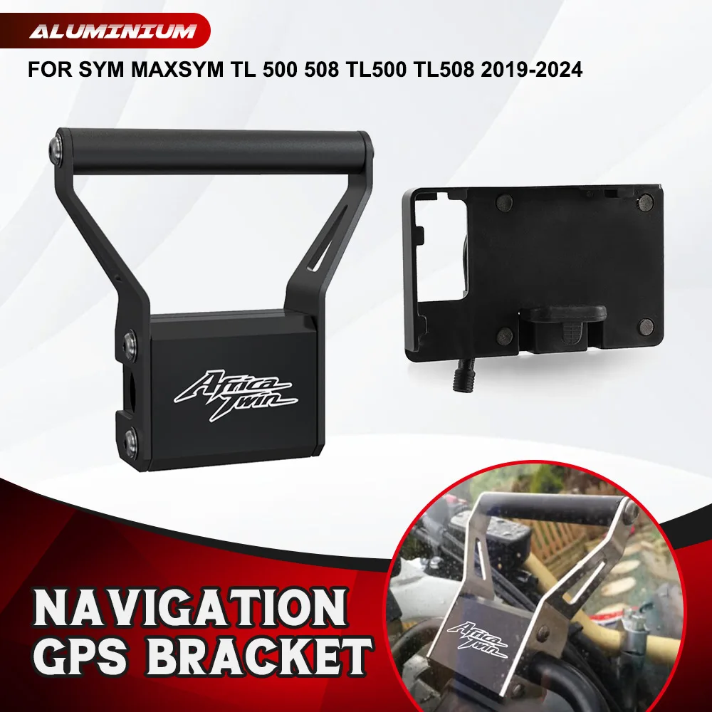 

For Honda Africa Twin CRF1000L CRF 1000L 2018-2022 2023 Stand Holder Phone Mobile USB Charging GPS Navigation Plate Bracket