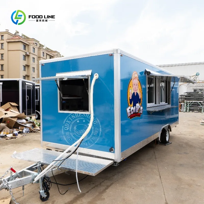 13ft Trade Assurance Food Trailer with Full Equipment Fit in USA Standard with Vin Number and Dot
