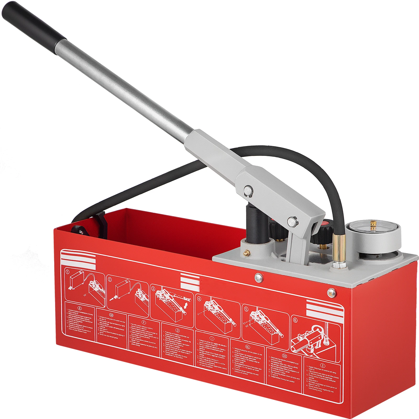 pompe de Test de pression hydrostatique 25 bar/2.5 MPa 3.2 gallons réservoir hydraulique ma