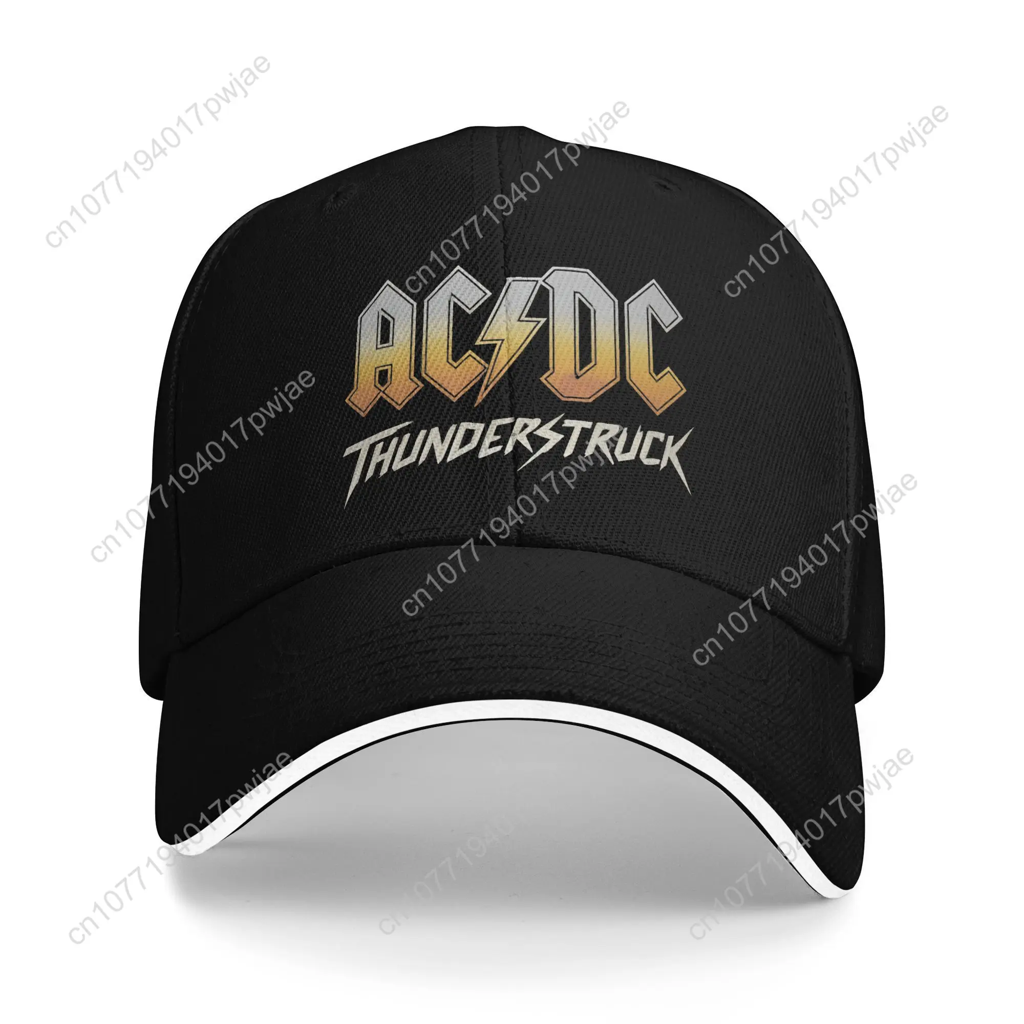 Lente Casual Baseball Cap THUNDERSTRUCK AC-DC Tennis Skate Trucker Hoed Voor Unisex Mannen Hoge Kwaliteit Rock Band y2k Baseball Caps