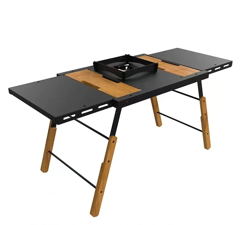 SM-IGTN Modern Design Aluminum Portable Camping Kitchen Table Multi-Functional Outdoor Dining Furniture Essential For Warehouses