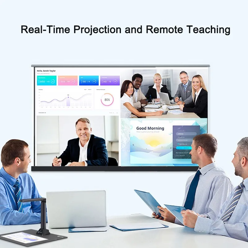 Школьный учебный стол, камера для документов, визуализатор, 13-мегапиксельная камера для документов, сканер