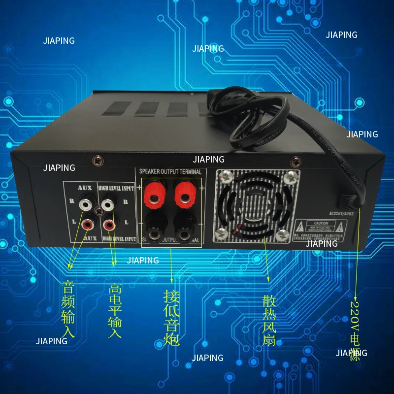 

Suitable for 1.0 pure subwoofer power tube high power active subwoofer amplifier board 220V home